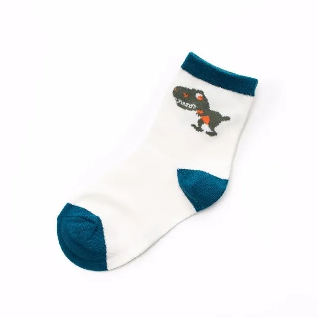 Baby socks with dinosaurs - 5 pairs