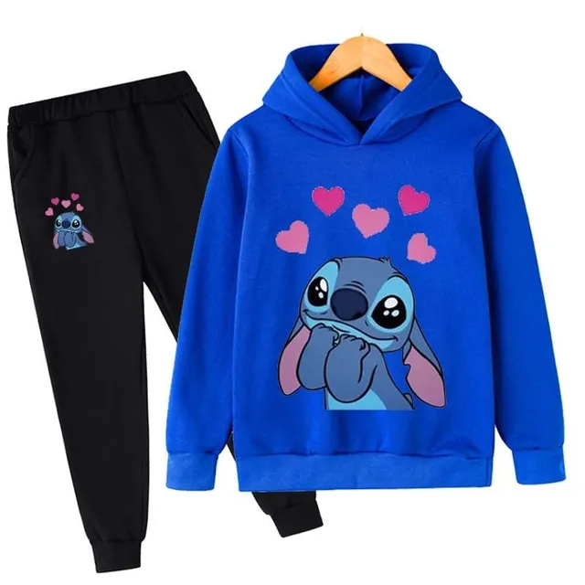 Children's trendy tracksuit with motif Stitche Lilian