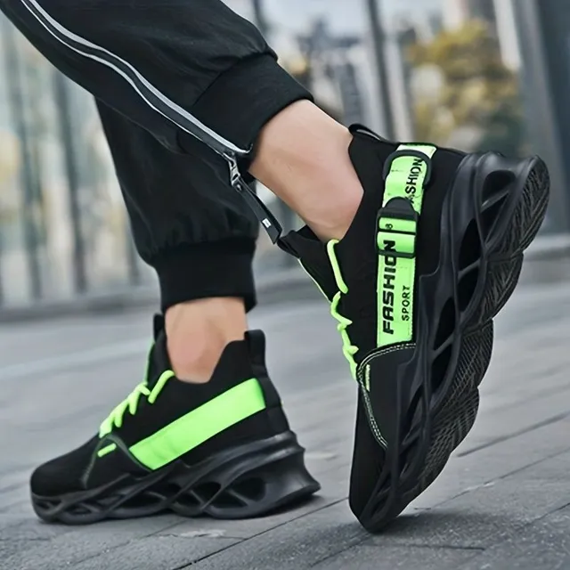 Breathable running shoes with impact control