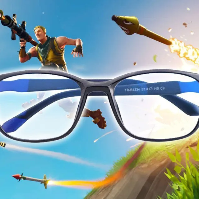 Blue light goggles for video game players