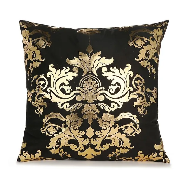 Beautiful pillowcases with gold ornaments