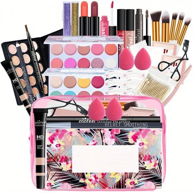 The magic look: the perfect make-up kit with shadow palette for women