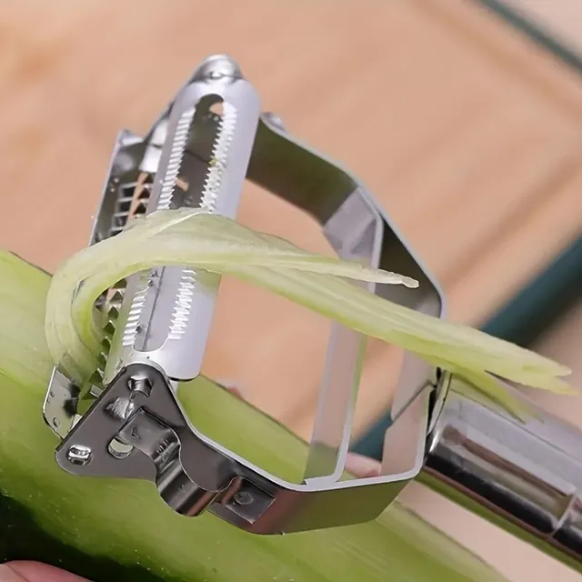 1 piece of practical helper in the kitchen: scraper, grater and ring in one