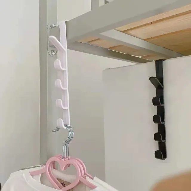 Hanging hanger for clothing through the door