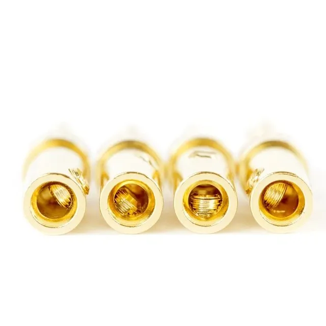 Audio jack connector type banana 4 pcs