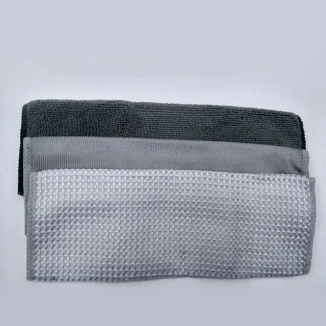 Set of towels made of microfiber on car 9 pcs