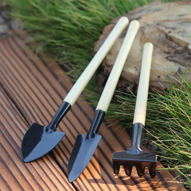Set mini unelte de grădinărit pentru îngrijirea ghivecelor mici Gerhard