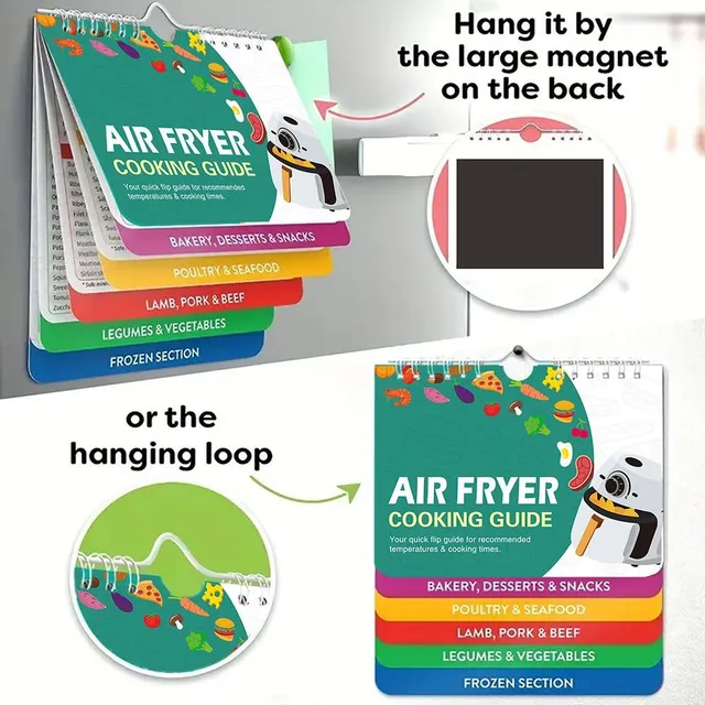Air Fryer Magnet Kuchařská Příručka