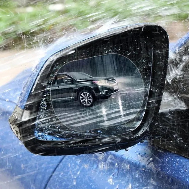 Practical car mirror film against raindrops - more variants William