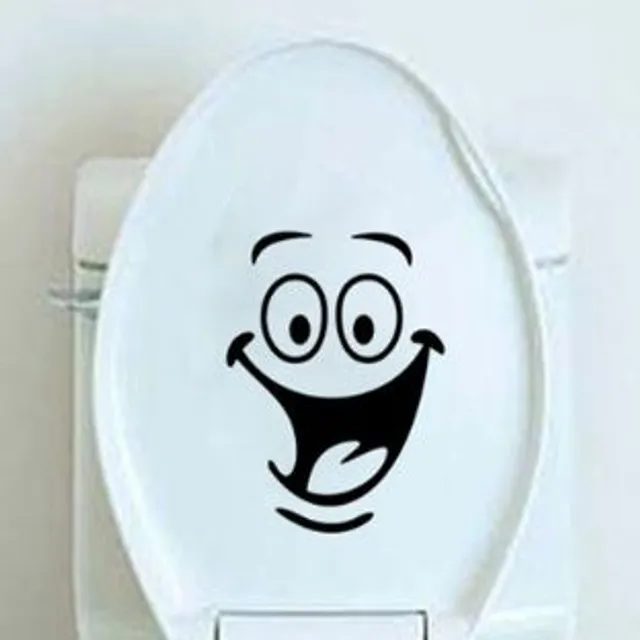 Vtipná koupelnová samolepka - 5 variant