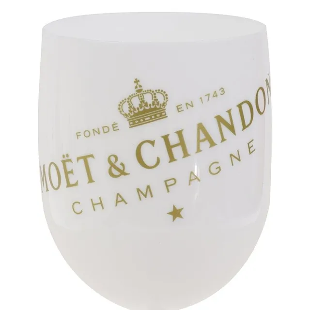 Gobelet en plastique blanc pour champagne