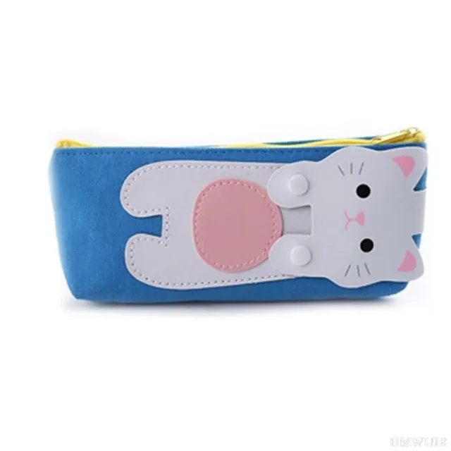 School cute writing case - Kawaii pussy