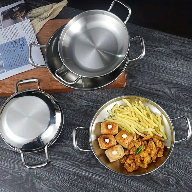 Multifunctional stainless steel soup and snack container