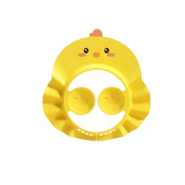 Bonnet de bain ajustable pour enfants avec protection imperméable des oreilles pour un lavage des cheveux en toute sécurité