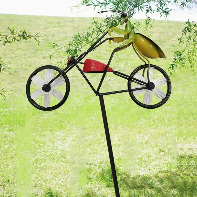 Garden Stitching Decoration Bike