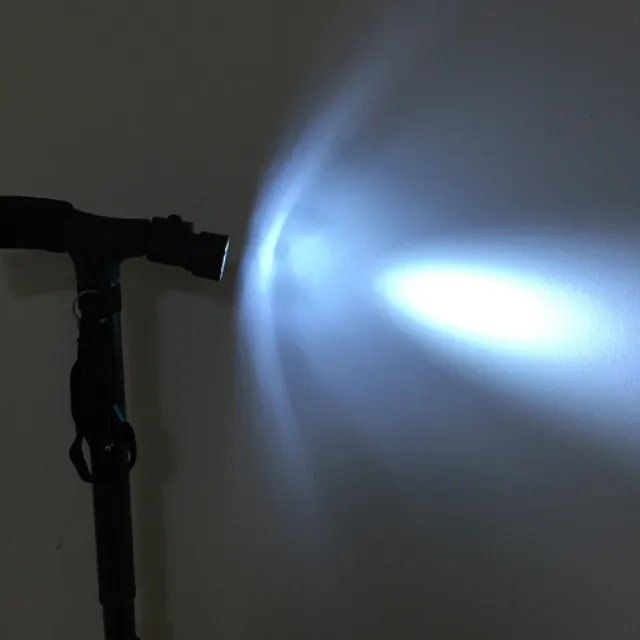 Vychádzková skladacia palica s LED svetlami