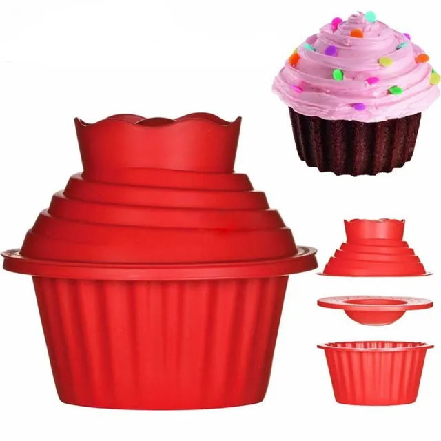 Silicone form for large cupcake Re116