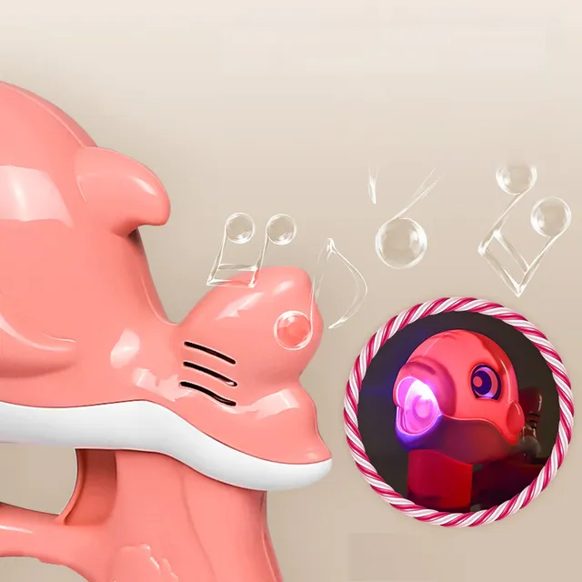 Dolphin-shaped automatic electric baby super bubbler