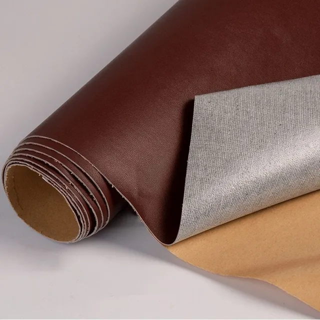 Self-adhesive PU leather for easy furniture repair