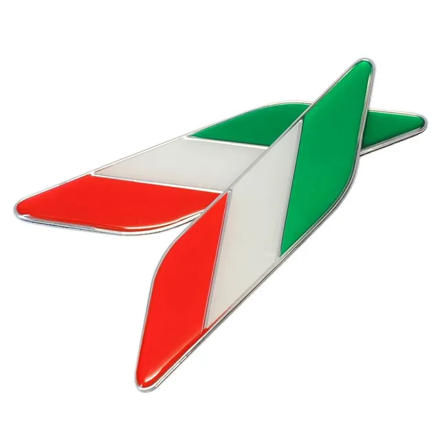 Samolepka na italské auto vlajka 2 k