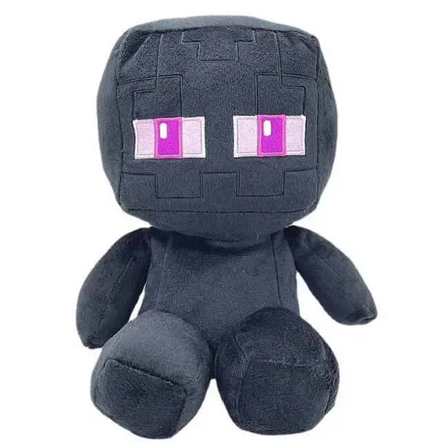 Teddy toys in the execution of characters from the popular Minecraft game