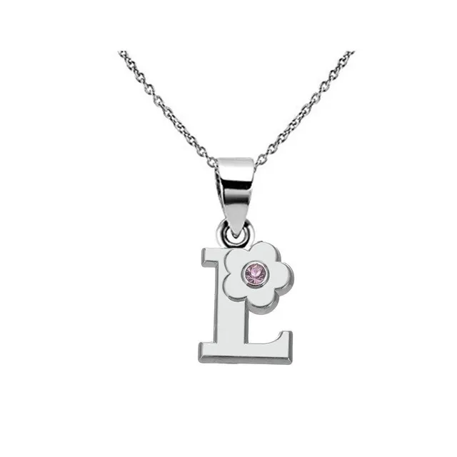 Luxury pendant with initial Amalric