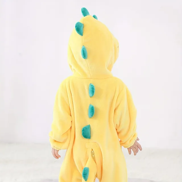 Cute Dino-Hero: Long Sleeve With Hood and Dinosaur Motive For Squirts