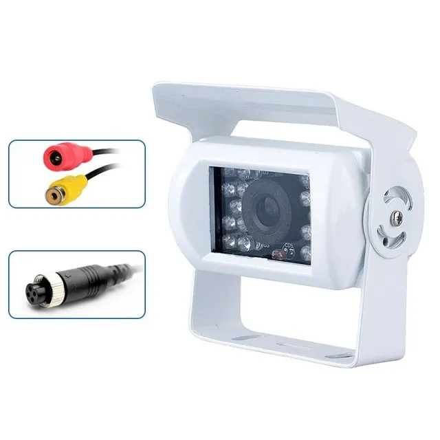 Rear parking camera with LED night vision