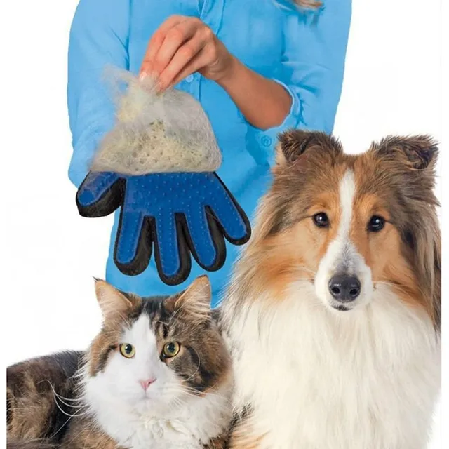 Silicone gloves for dogs Or Ine Cat hair