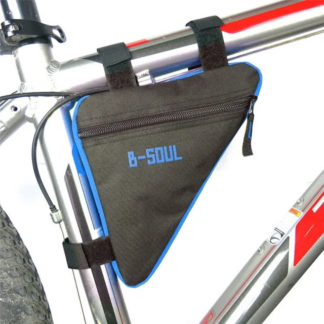 Triangular waterproof bag for bicycle frame