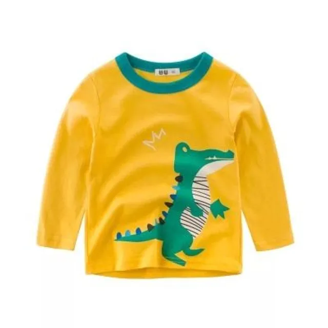 Jungen Baumwoll T-Shirt mit Dinosaurier