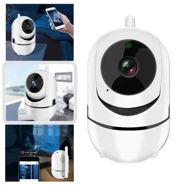 Wireless HD security camera with sound and motion detection