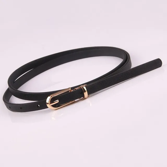 Ladies narrow elegant belt