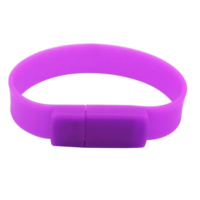 USB flash drive silicone bracelet red GB Sam fialova 4