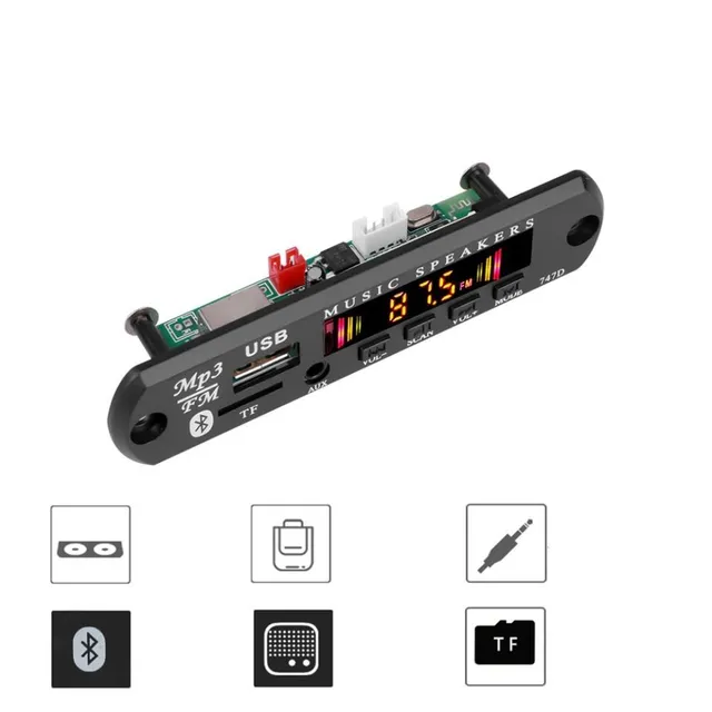 Wireless Bluetooth panel for car with driver