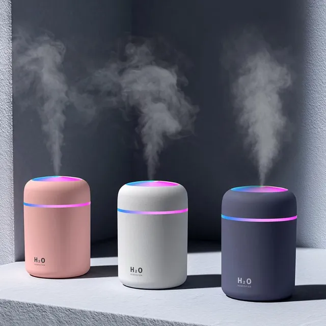 Mini humidifier LED USB, 200 ml