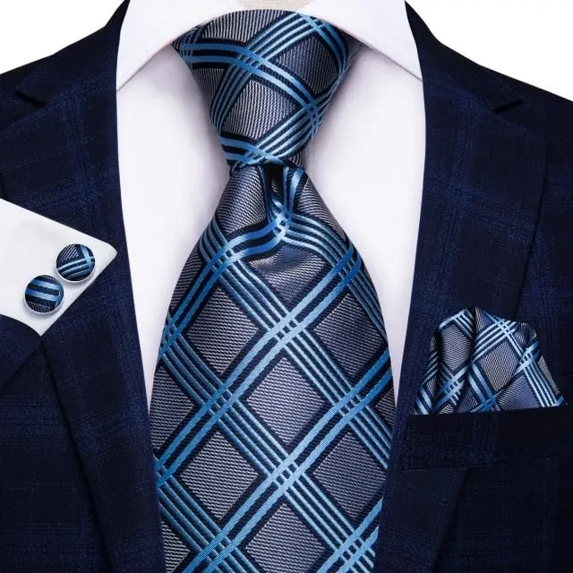 Cravată de mătase masculină de lux sn-400