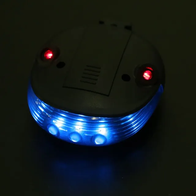 LED bike light with laser