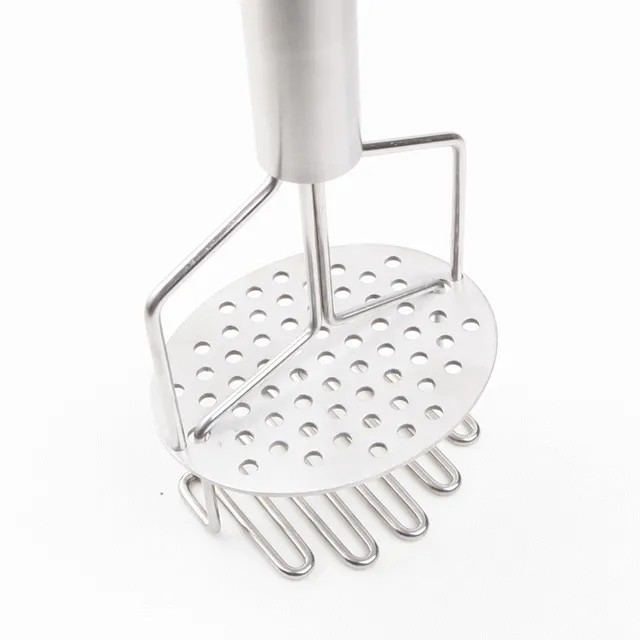 Stainless steel kitchen masher for potatoes