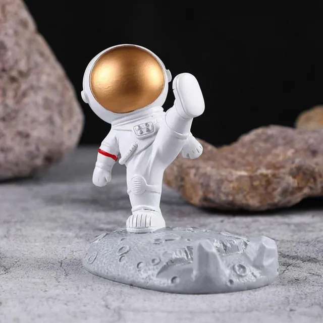 Practical astronaut-shaped stand for mobile phone