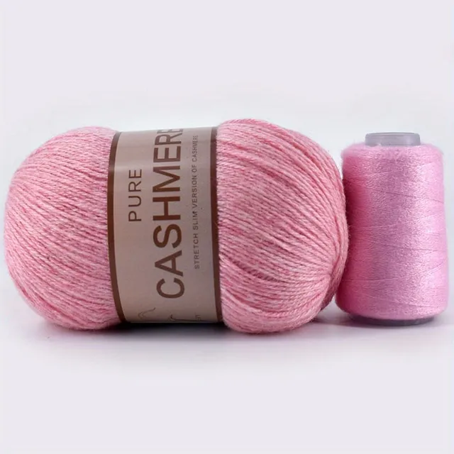 Beautiful 98% cashmere yarn for hand knitting and crochet - soft and suitable for machines - ball for scarves, sweaters and more