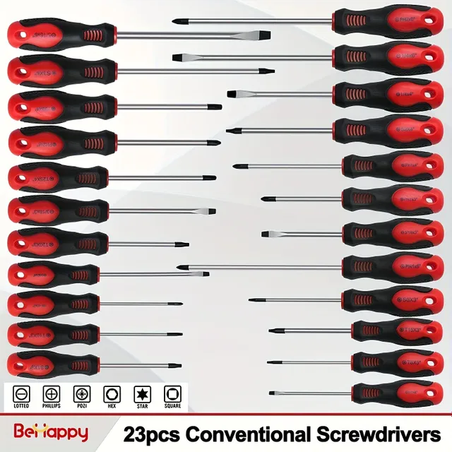 118pcs + Magnetic dish On tools Set of Magnetic Screwdriver, Set of Screwdrivers With Plastic Holder
