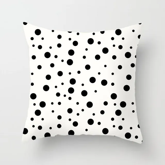 Pillow cover with geometric shapes 13 450-450-mm