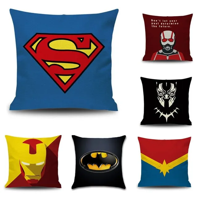 Stylish pillowcase with superhero theme