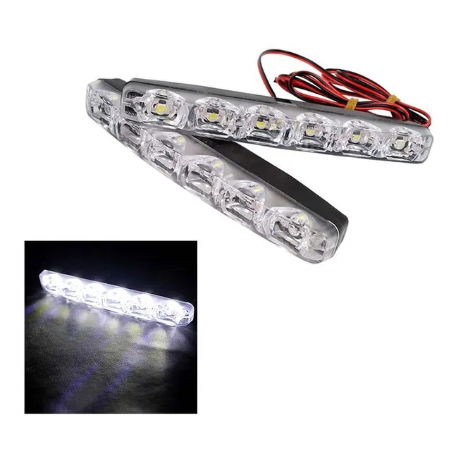 Lumină DRL pentru iluminare diurnă cu 8 LED-uri