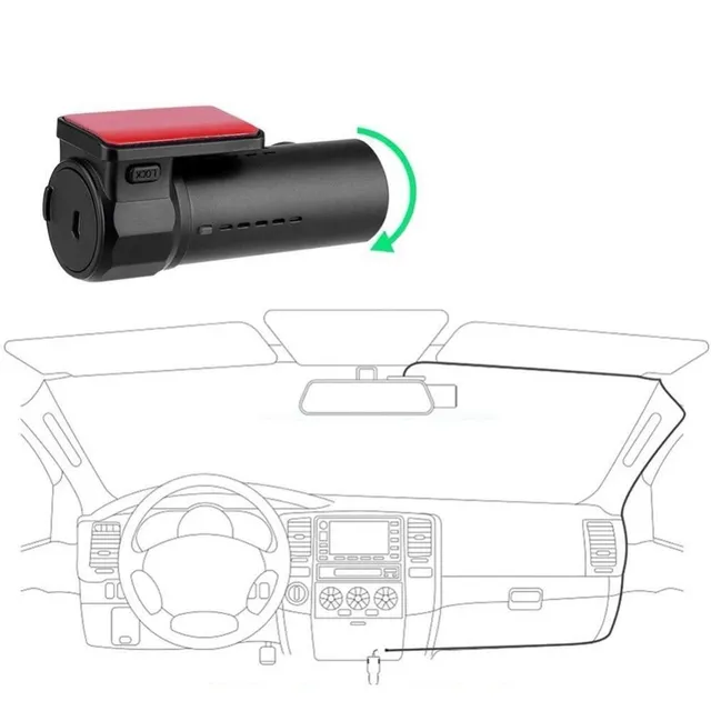 Wi-Fi recording camera for the car