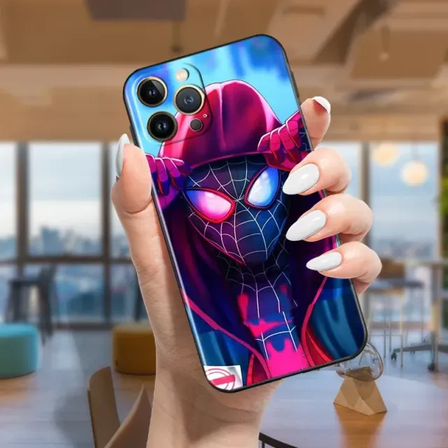 Trendy silikonový kryt s motivy oblíbeného hrdiny Spider-man na telefony iPhone