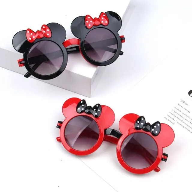 Składane okulary przeciwsłoneczne dla dzieci Mickey i Minnie