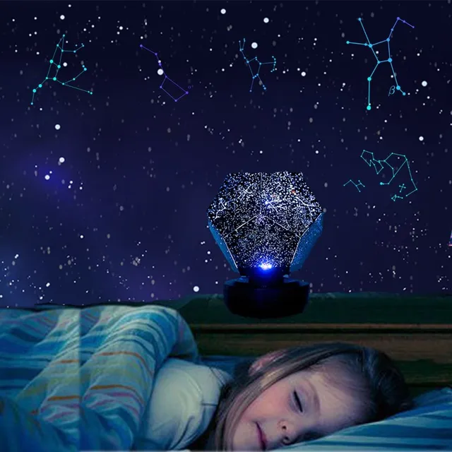 LED night sky galaxy projector