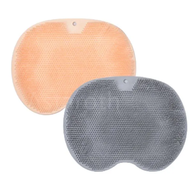 2szt Foot Washing Brush Silicone Bath Massage Foot Pad Shower Massage Bathroom Non-Slip Anti-Slip Foot Washing Pad